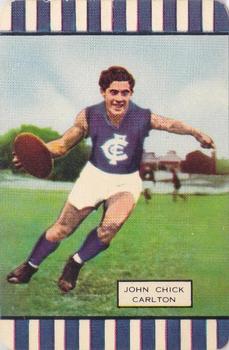 1955 Coles Victorian Footballers Series 3 #NNO John Chick Front